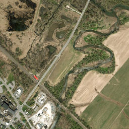Oriskany map(satellite map)