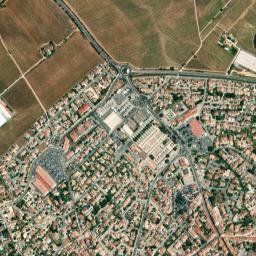 La Crau map(satellite map)