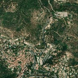 Bormes-les-Mimosas map(satellite map)
