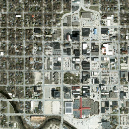 Mason City map(satellite map)
