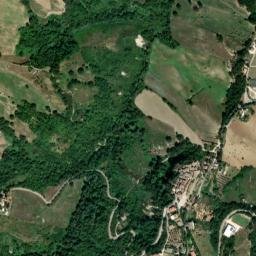 Ripe San Ginesio map(satellite map)