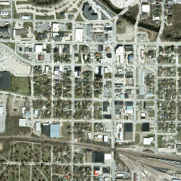 1-23 6th Street Southeast, Mason City, IA High Resolution Satellite Map