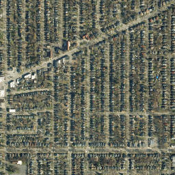 Lincoln Park New York High Resolution Satellite Map