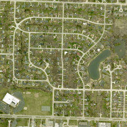 Glendale map(satellite map)