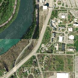 Satellite view of Devil’s Hole, the cursed gorge