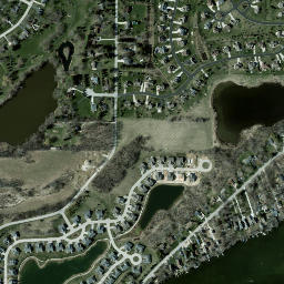 Okauchee Lake map(satellite map)
