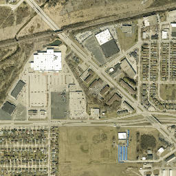 9732 W Carmen Ave Milwaukee WI High Resolution Satellite Map