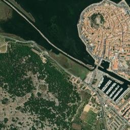 Gruissan map(satellite map)
