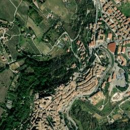 Montepulciano map(satellite map)