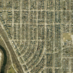 4455 North Larkin Street, Milwaukee, WI  High Resolution Satellite Map