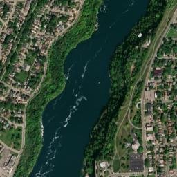 Niagara Falls map(satellite map)