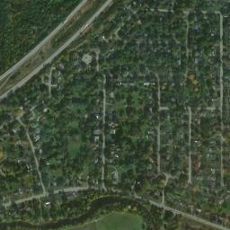 West Chili New York High Resolution Satellite Map