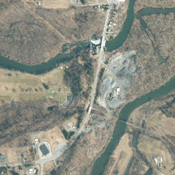 Middle Falls New York High Resolution Satellite Map