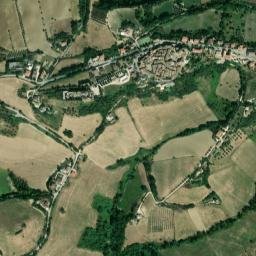 Monte Giberto map(satellite map)