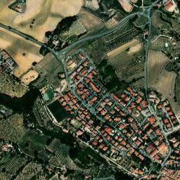 Pienza map(satellite map)