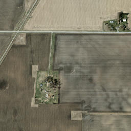 Cerro Gordo County map(satellite map)