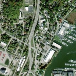 Ferrysburg map(satellite map)