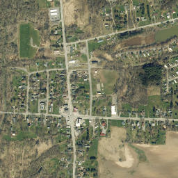 Byron New York High Resolution Satellite Map