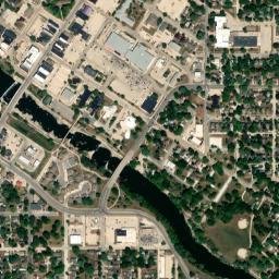 Charles City map(satellite map)
