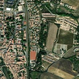 Limoux map(satellite map)