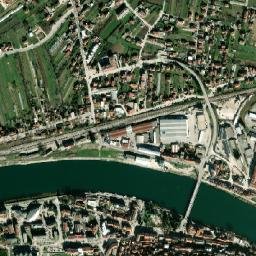 Metković map(satellite map)