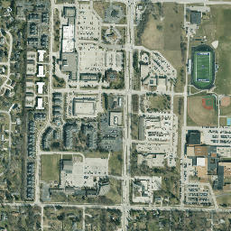 2100 North Calhoun Road, Brookfield, WI High Resolution Satellite Map