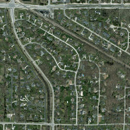 Brookfield map(satellite map)