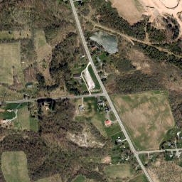 Scribner Corners New York High Resolution Satellite Map