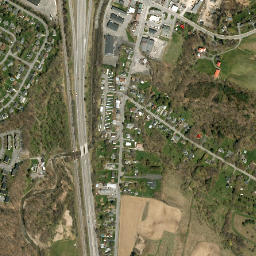 Washington Mills map(satellite map)