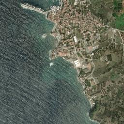 Komiža map(satellite map)