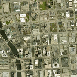 Milwaukee map(satellite map)