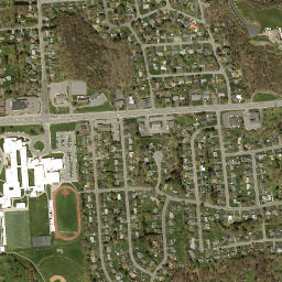 Stanley Manor New York High Resolution Satellite Map