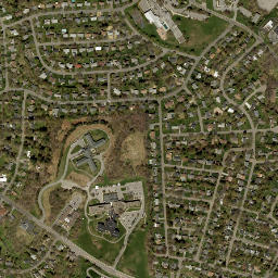 De Witt New York High Resolution Satellite Map