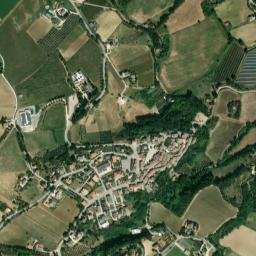 Ortezzano map(satellite map)