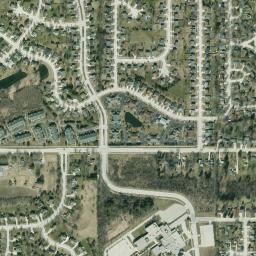 Satellite view of Moor Downs Golf Course