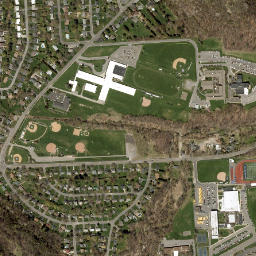 Taunton New York High Resolution Satellite Map