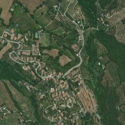 Paciano map(satellite map)