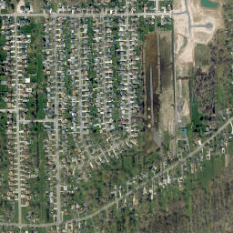 Park Village New York High Resolution Satellite Map