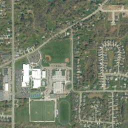Satellite view of Transit Valley County Club
