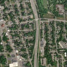 Satellite view of Drumlins Country Club