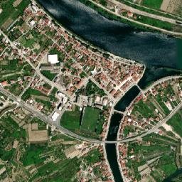 Opuzen map(satellite map)