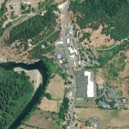 Myrtle Creek map(satellite map)