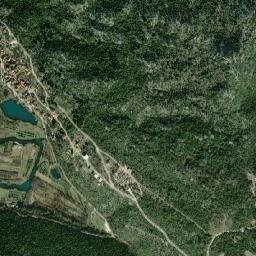 Zažablje map(satellite map)