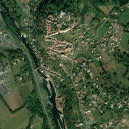 Saint-Lizier map(satellite map)