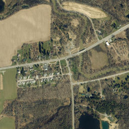 Bushville New York High Resolution Satellite Map