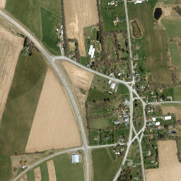 Paris New York High Resolution Satellite Map