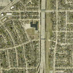 9704 West Cleveland Avenue, Milwaukee, WI High Resolution Satellite Map