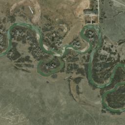 133 Little Wind River Bottom Rd Arapahoe High Resolution Satellite Map