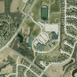 2605-2611 Camp Fire Crossing, Waukesha High Resolution Satellite Map