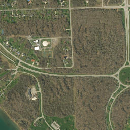 Oakfield New York High Resolution Satellite Map